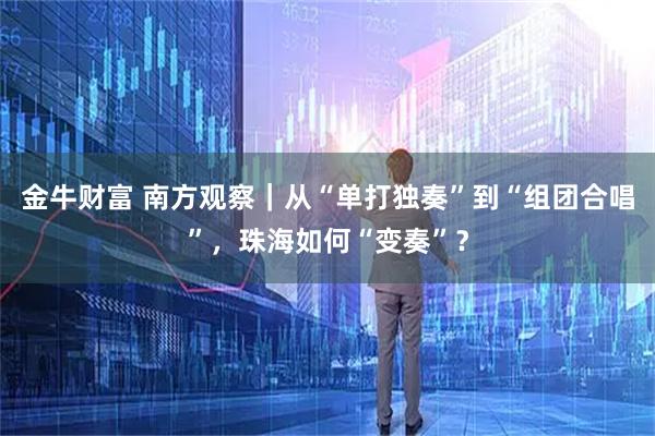 金牛财富 南方观察|从“单打独奏”到“组团合唱”,珠海如何“变奏”?